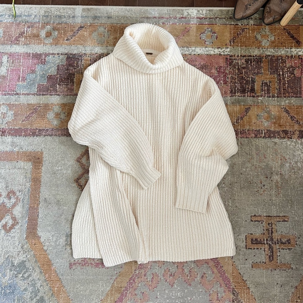 Free People Oversized Turtleneck Sweater